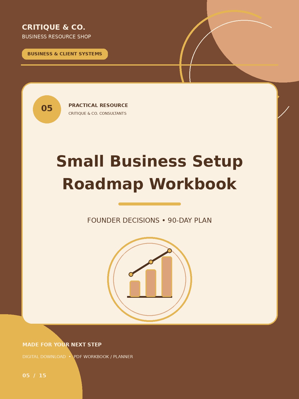 Small Business Setup Roadmap Workbook cover