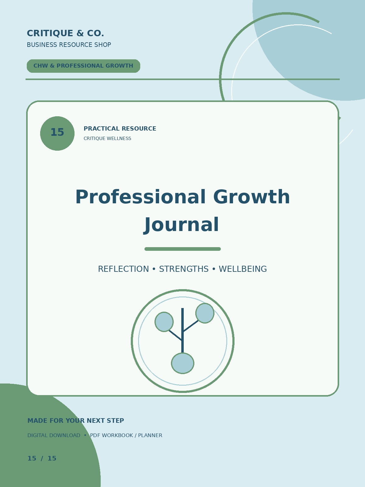 Professional Growth Journal cover